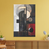 Toile Abstraction constructiviste (Insitu(Salon))