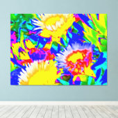 Toile Abstraction de couleur succulente (Insitu (Plancher de Bois))