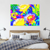 Toile Abstraction de couleur succulente (Insitu(Chambre))