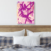 Toile Abstraction "Dîner avec du vin" (Insitu(Chambre))