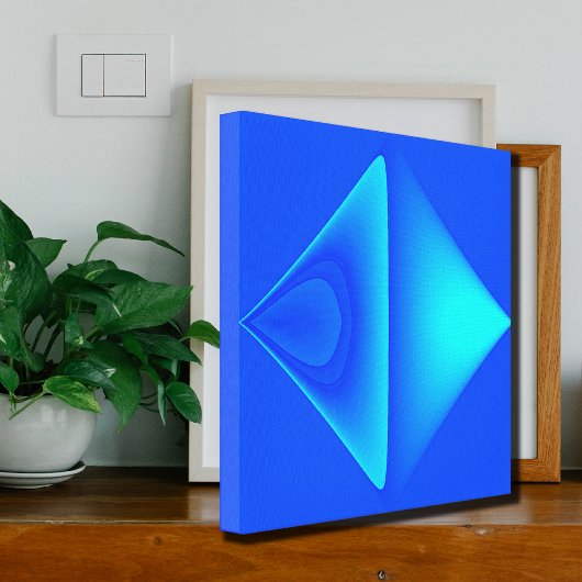 Toile abstraction goutte d'eau