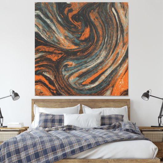 Toile Abstraction Terrestre  (Insitu(Chambre))