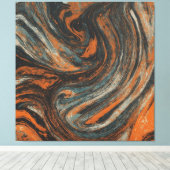 Toile Abstraction Terrestre (Insitu (Plancher de Bois))