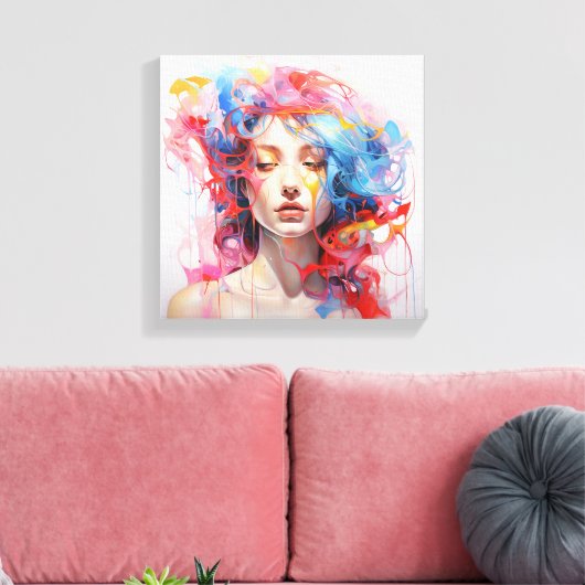 Toile Abstractipop1 (Insitu(Salon))