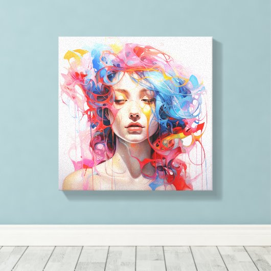 Toile Abstractipop1 (Insitu (Plancher de Bois))