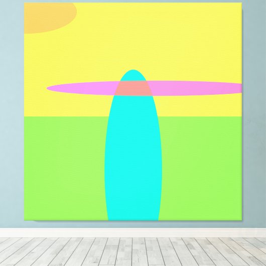 Toile Abstrait (Insitu (Plancher de Bois))