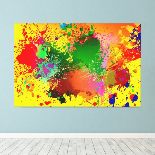 Toile Abstrait (Insitu (Plancher de Bois))