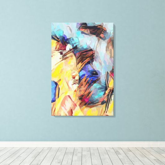 Toile Abstrait 14663 (Insitu (Plancher de Bois))