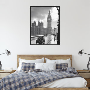 Toile Abstrait 1960 London Street Canvas