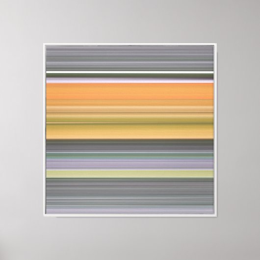 Toile Abstrait #1 : Jaune et gris (Recto)