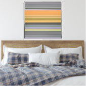Toile Abstrait #1 : Jaune et gris (Insitu(Chambre))