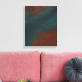 Toile Abstrait 1 : rouges et bleus (Insitu(Salon))