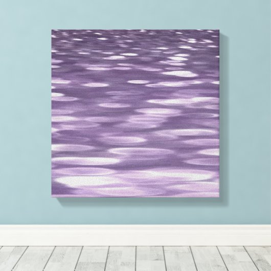 Toile Abstrait #1 : Ultra Violet Shimmer (Insitu (Plancher de Bois))