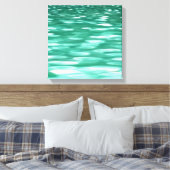 Toile Abstrait #3 : Shimmer vert (Insitu(Chambre))