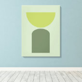 Toile Abstrait Art Moderne Formes géométriques Sage Gree (Insitu (Plancher de Bois))