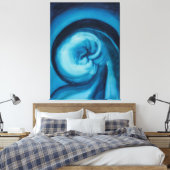 Toile Abstrait |bleu I | Georgia O'Keeffe (Insitu(Chambre))