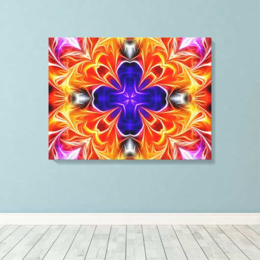 Toile Abstrait brillant coloré (Insitu (Plancher de Bois))