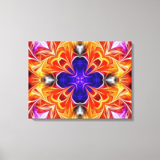 Toile Abstrait brillant coloré (Recto)