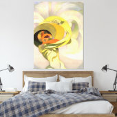 Toile Abstrait céleste Calla Lily Personnificatio (Insitu(Chambre))