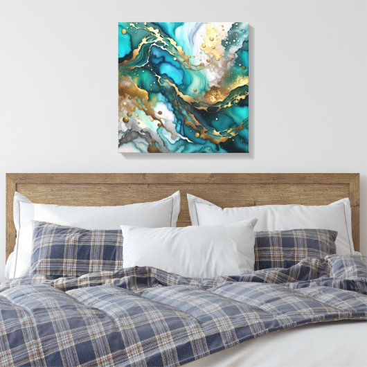 Toile Abstrait coloré (Insitu(Chambre))