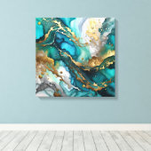 Toile Abstrait coloré (Insitu (Plancher de Bois))