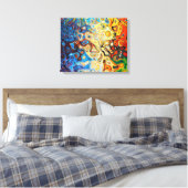 Toile Abstrait, comme le plasma, la fusion solaire (Insitu(Chambre))