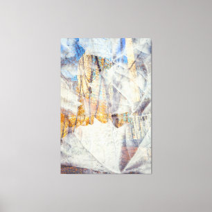 Toile Abstrait d'automne urbain