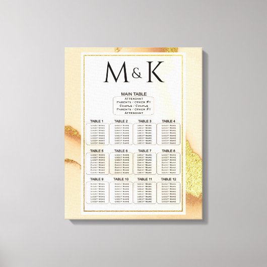 Toile Abstrait de corail moderne 💡 Mariage d'huile d'en (Recto)