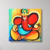 Toile Abstrait de Ganesha (Recto)