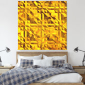 Toile Abstrait doré (Insitu(Chambre))