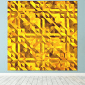 Toile Abstrait doré (Insitu (Plancher de Bois))