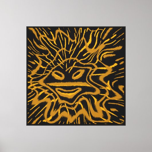 Toile Abstrait El Sol de Jayuya (Recto)