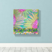 Toile Abstrait floral 8 (Insitu (Plancher de Bois))