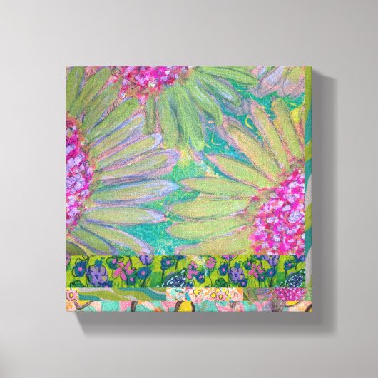 Toile Abstrait floral 8 (Recto)
