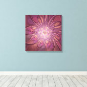 Toile Abstrait Floral Fractal Art Berry couleurs (Insitu (Plancher de Bois))