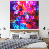 Toile Abstrait Garden Bloom (Insitu(Chambre))