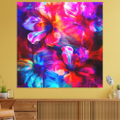Toile Abstrait Garden Bloom (Insitu(Salon))