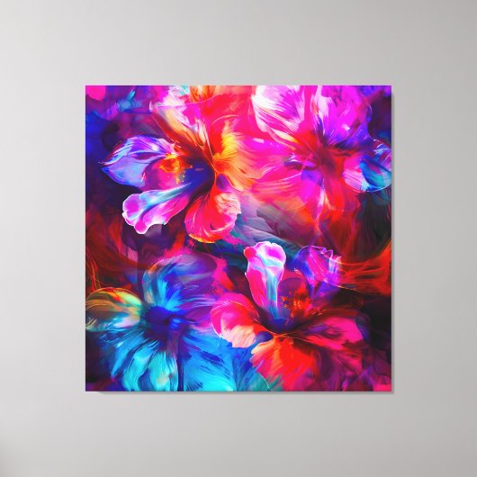 Toile Abstrait Garden Bloom (Recto)