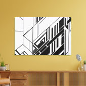Toile Abstrait Géométrique Moderne (Insitu(Salon))