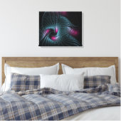 Toile Abstrait Imaginaire coloré fractal (Insitu(Chambre))