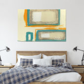 Toile Abstrait Inspiré de Rothko Doux et Gras Signé (Insitu(Chambre))