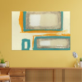 Toile Abstrait Inspiré de Rothko Doux et Gras Signé (Insitu(Salon))