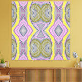 Toile Abstrait Jaune (Insitu(Salon))