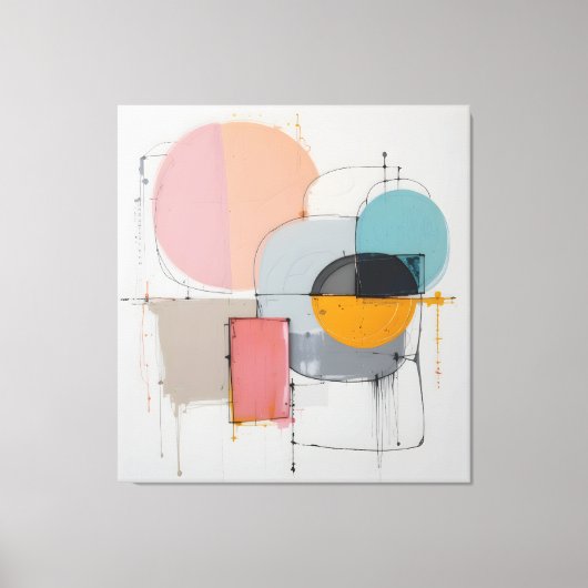 Toile abstrait - minimaliste (Recto)