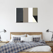 Toile Abstrait Minimaliste Moderne Bauhaus (Insitu(Chambre))