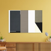 Toile Abstrait Minimaliste Moderne Bauhaus (Insitu(Salon))