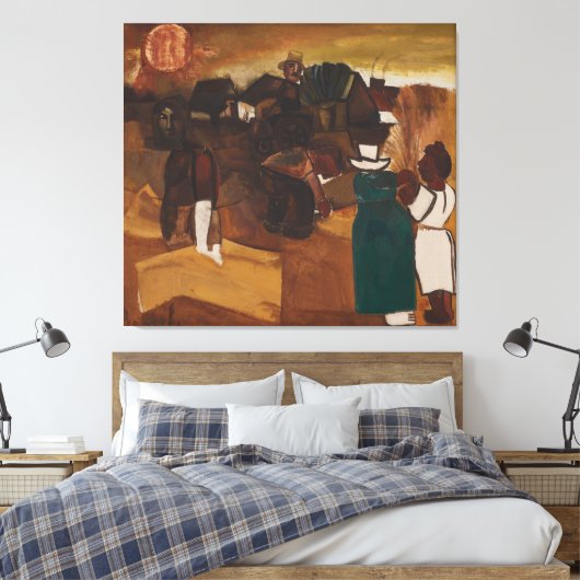 Toile abstrait moderne (Insitu(Chambre))