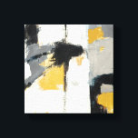 Toile Abstrait moderne<br><div class="desc">© Mike Schick / Wild Apple. Image abstraite aux couleurs gris,  noir,  blanc et or.</div>