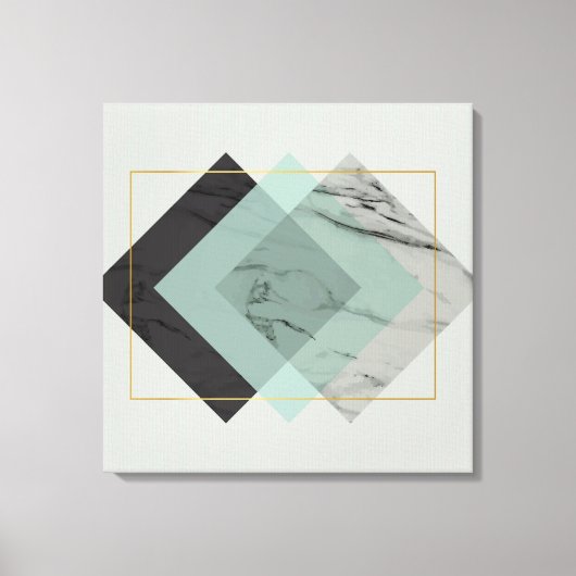 Toile Abstrait moderne avec marbre (Recto)