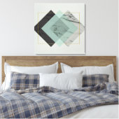 Toile Abstrait moderne avec marbre (Insitu(Chambre))